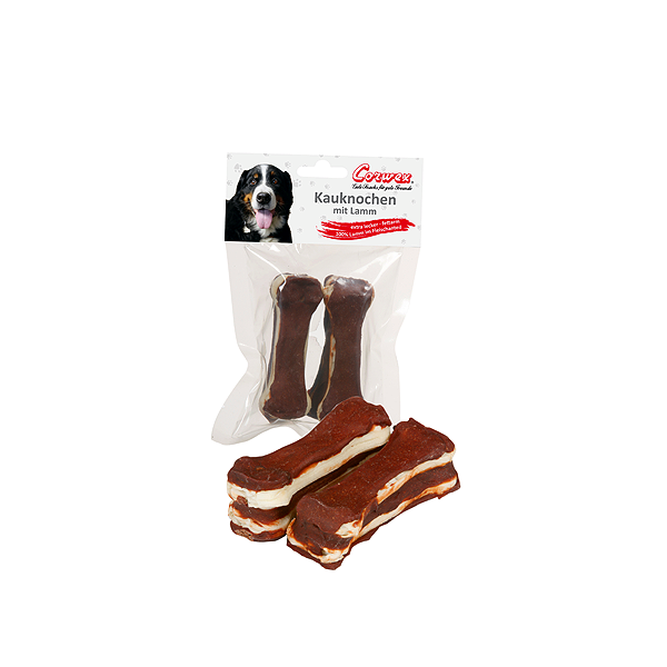 Corwex Kauknochen mit Lamm 2x10 cm