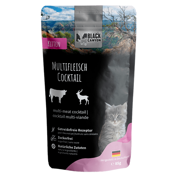 BLACK CANYON CAT MULTIFLEISCH COCKTAIL KITTEN 85 g