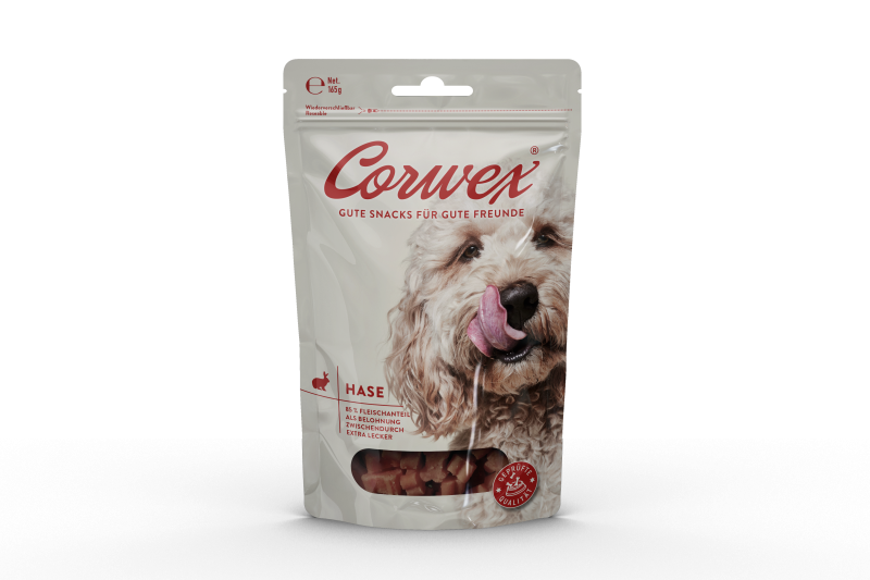Corwex dog SOFT Treats mit Hase 165g