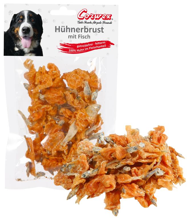 Corwex Hühnerbrust mit Fisch 70 g