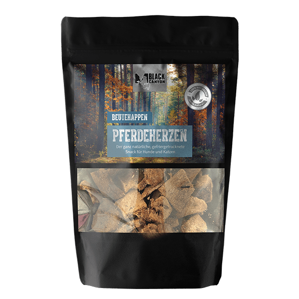 BLACK CANYON Beutehappen Pferdeherzen 50 g