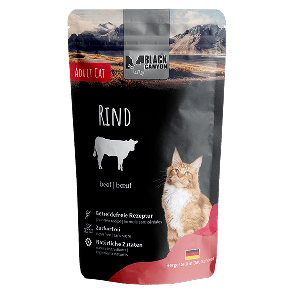 BLACK CANYON cat Rind Pouchbeutel