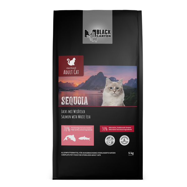 BLACK CANYON adult Lachs & Weißfisch "sterilized" - Sequoia