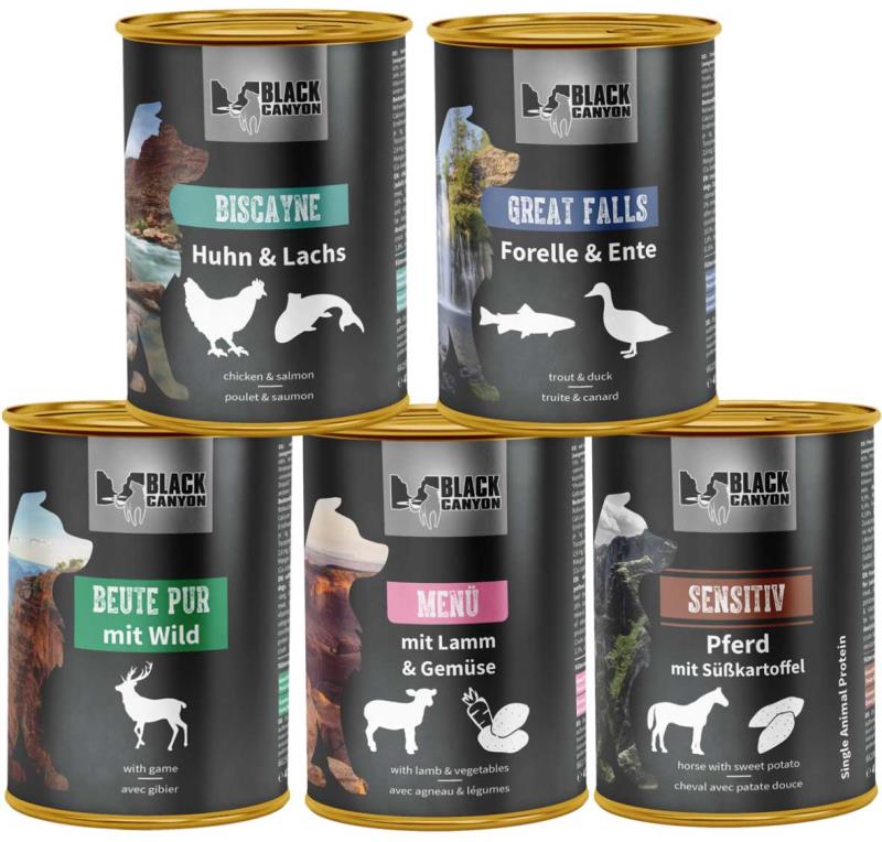 BLACK CANYON "Probierpaket dog Nassfutter"