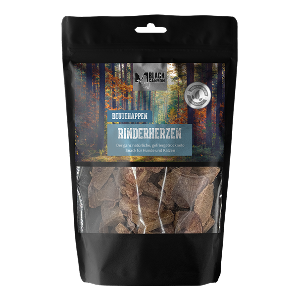 BLACK CANYON Beutehappen Rinderherzen 50 g