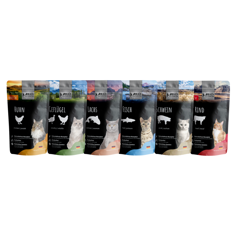 BLACK CANYON cat Pouchbeutel Kennenlern-Mix