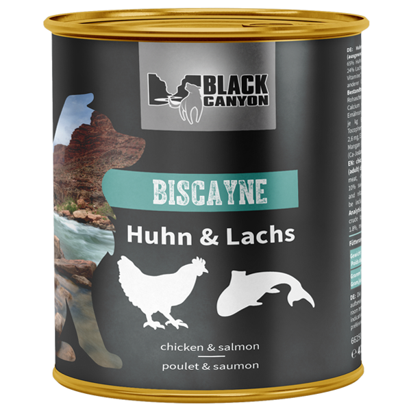 BLACK CANYON Lachs & Huhn BISCAYNE Nassfutter